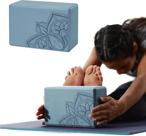 Miniatura 13 de Gaiam Yoga Block - Supportive Latex-Free Eva Foam - Soft Non-Slip Surface with Beveled Edges for Yoga, Pilates, Meditation Menta cool
