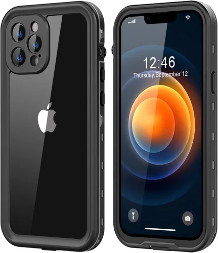 Miniatura 9 de Protebox Funda impermeable para iPhone 12 Mini con protector de pantalla integrado, a prueba de golpes, a prueba de polvo, protección de cuerpo