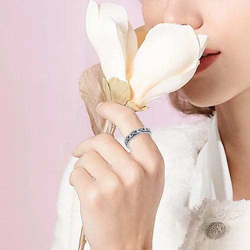 Miniatura 32 de YAFEINI Anillo giratorio de plata de ley para mujer, nudo celta, girasol, margarita, corazón, árbol de la vida, joyería de regalo para mujeres