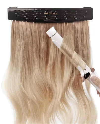 Miniatura 7 de Hair Works 4-in-1, extensión de cabello estilo Caddy, liviano, impermeable y portátil, está diseñado para sujetar tus extensiones mientras se lava