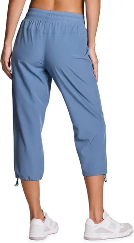 Miniatura 38 de RBX - Pantalón capri deportivo con cordón,ligero, con bolsillos y estilo cargo, para mujer