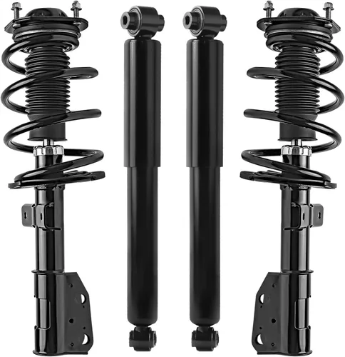 Miniatura 107 de Detroit Axle - Amortiguadores de puntales para Nissan Sentra 2007-2012 [Base S SL SR] Puntales delanteros completos con amortiguadores traseros