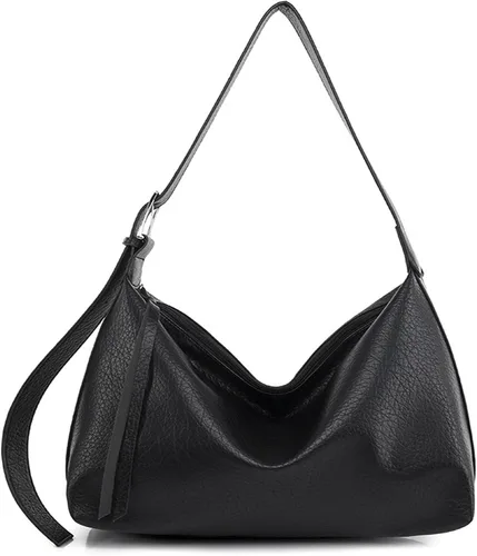 Bolso de mano para mujer, estilo casual, con cremallera, grande, cruzado, hobo, bolso de hombro, bolso de trabajo a la moda para mujer