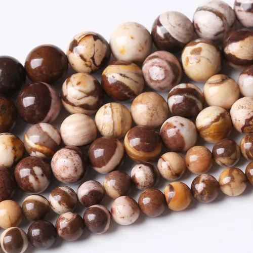 Miniatura 51 de 36 PIEZAS Cuentas de Malaquita Roja de 10 MM, Cuentas Redondas Sueltas de Gema Natural para Hacer Joyería 38 cm