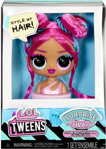 Miniatura 7 de L.O.L. Surprise! Tweens Surprise Swap - Cabezales de peinado que incluyen fabulosos accesorios para el cabello y un hermoso cabello, gran regalo