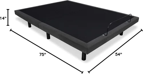 Miniatura 2 de iDealBed 3i Base de cama ajustable personalizable, inalámbrica, gravedad cero, posiciones de confort con un toque, memoria programable