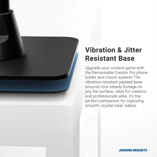 Miniatura 5 de Soportes ARKON - Montura de teléfono sobre la cabeza - Solución versátil para artistas y arte de uñas - Diseño robusto y estable con ajustabilidad