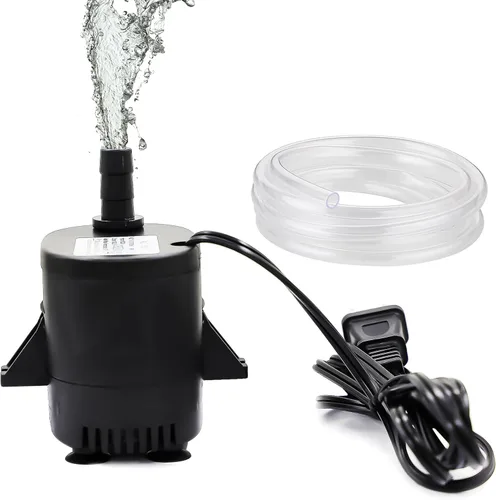 18w 270gph pequeña bomba de transferencia bomba de agua sumergible para peceras, estanques, acuarios, hidropónicos 110-120v/60hz ideal para cubierta