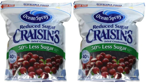 Miniatura 16 de Ocean Spray® Craisins®, arándanos secos con 50% menos azúcar, fruta deshidratada, bolsa de 5 onzas