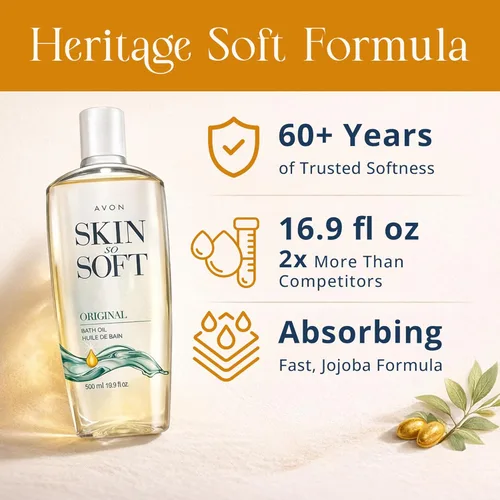 Miniatura 9 de Aceite para baño Skin so soft de Avon,16.9 oz, aroma original