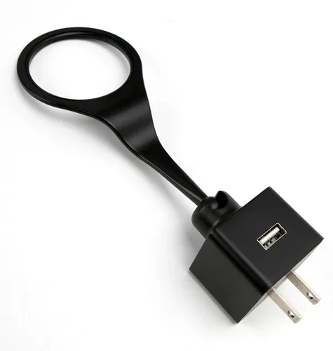 Miniatura 9 de Marsrut Cargador USB Nest Camera Plug Mount: 360 rótula ajustable de pared de toma de corriente alterna soporte para cámara interior, sin cables ni