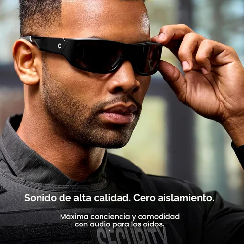Miniatura 4 de Gafas de Seguridad Inteligentes Lucyd Armor, Montura TR90, Lentes Adaptables a la Luz, Altavoces de Oído Abierto y Micrófono - ANSI Z87.1