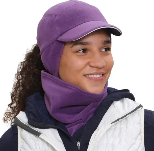 TrailHeads Trailblazer Adventure - Juego de regalo para mujer con gorro y calentador de cuello de microforro polar