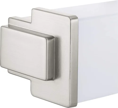 Miniatura 10 de Progress Lighting Phase 2.2 LED Collection - Lámpara de tocador de baño moderna con pantalla blanca de 36 pulgadas, níquel cepillado, 4.75 x 36.00 x