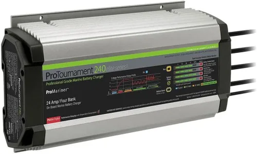 Miniatura 5 de ProTournament Elite 3 240 24 Amp 2-Bank Cargador de batería
