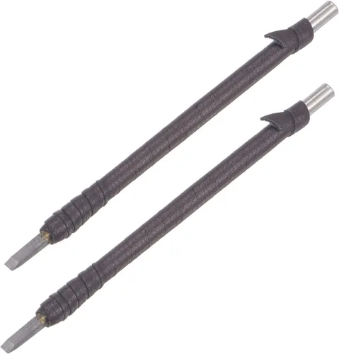Miniatura 8 de uxcell Cuchillo para tallar cinceles de madera, carburo de tungsteno de 0.197 in, punta plana, herramienta de mano para carpintería, Graver de 5.906