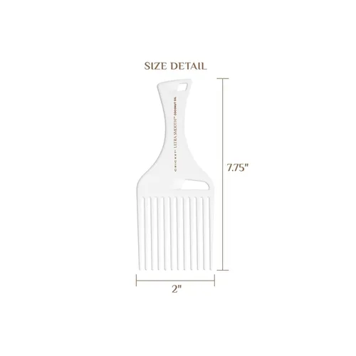 Miniatura 3 de Cricket Peine Ultra Suave de Coco para Cabello - Infundido con Aceite de Coco y Queratina para Brillo y Volumen Sin Encrespamiento, Ideal