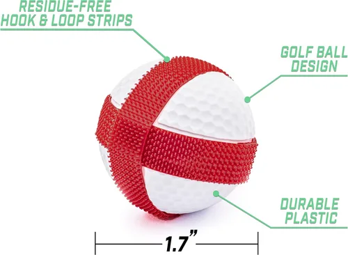 Miniatura 3 de GoSports Bolas de golf adhesivas de repuesto Chip N' Stick con bolsa de transporte - Paquete de 16