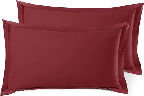 Miniatura 99 de Nestl Juego de 2 fundas tipo sham de almohada suaves - Fundas de almohada de microfibra de doble cepillado - Fundas de almohada de cama premium