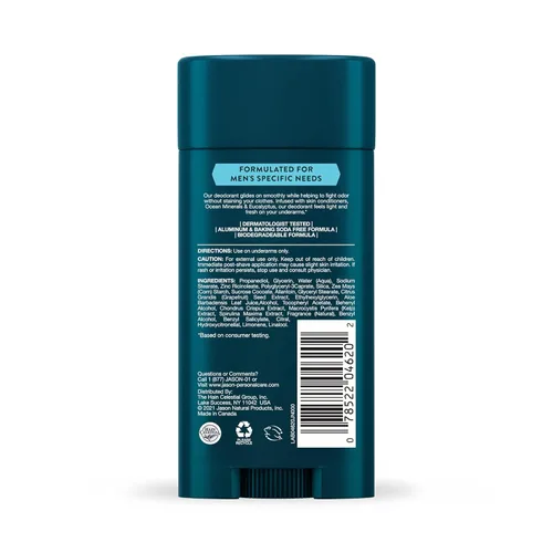 Miniatura 2 de Jason Desodorante hidratante en barra para hombre, 2.5 oz