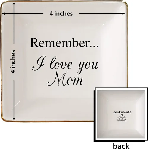 Miniatura 32 de Simply Charmed Amo Mi Abuela – Divertido regalo español para el Día de la Madre para la abuela de cerámica o soporte para anillos – Elegante bandeja