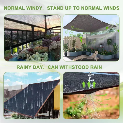 Miniatura 6 de DGSL Cubierta de tela de 40% sombra para invernadero con ojales, lona de malla de 10 pies x 16.4 pies para pérgola, plantas de patio, gallinero