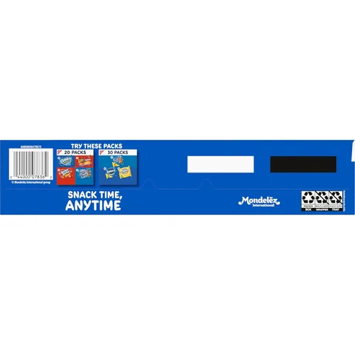 Miniatura 15 de Nabisco Paquete Variado de Galletas, OREO, Nutter Butter, CHIPS AHOY!, 40 Paquetes de Bocadillos (4 Galletas por Paquete, 4 Cajas)