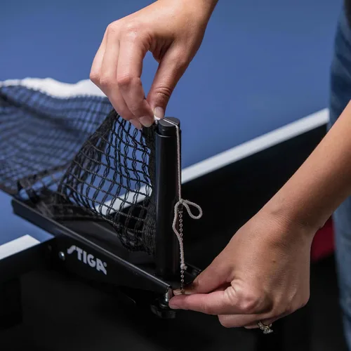 Miniatura 3 de STIGA Premium Clipper Regulation Table Tennis Net and Post Sets - Easy Set Up and Spring Activated Clip ping Pong net Set