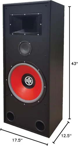 Miniatura 8 de BIC America RTR-EV15 - Altavoz de piso bi-amplificador de 3 vías de 3 vías de 15 pulgadas con tweeter de bocina de alta eficiencia