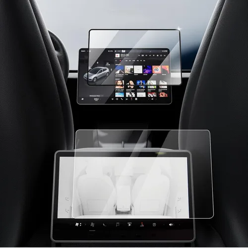 Miniatura 2 de Protector de Pantalla para Tesla Modelo Y Juniper Modelo 3 Highland Panel Táctil de Tablero Vidrio Templado Protector con Kit de Alineación