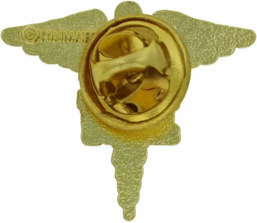 Miniatura 29 de PinMart s Caduceus - Pin de solapa esmaltado para enfermería, insignia ideal para CNA, accesorios de asistente médico, insignia de enfermera
