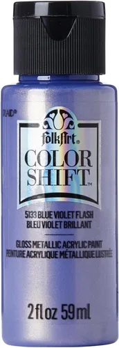 Miniatura 38 de FolkArt Pintura de cambio de color, 2 onzas, Plum Flash 2 Fl Oz Flash de ciruela