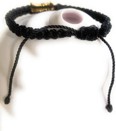 Miniatura 6 de LONTCS Pulsera Santa Muerte Negro y Dorado para Niño, Oro