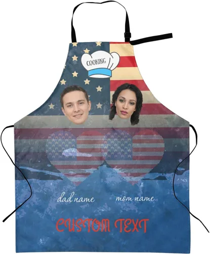 Delantal personalizado para mujeres y hombres, delantal de cocina personalizado con bolsillos, delantales de chef personalizados