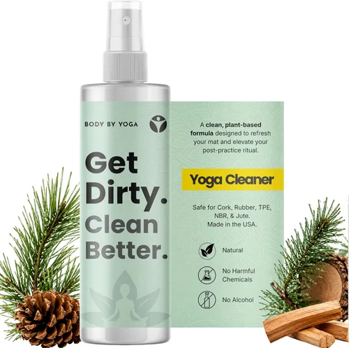Miniatura 12 de Spray limpiador para esterillas de yoga, aroma similar a un spa, fórmula ecológica, neutraliza el sudor y el olor, ayuda a proteger tu esterilla, 8
