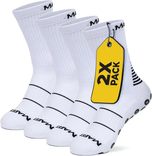 Miniatura 29 de Maestro - Calcetines de agarre de fútbol para hombres y mujeres con almohadillas antideslizantes, ideales para fútbol, baloncesto y deportes
