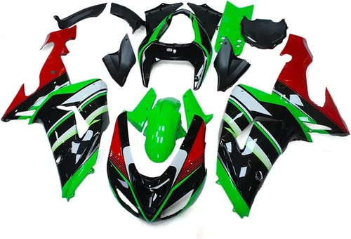 Miniatura 14 de Kit de carenado completo de plástico ABS negro brillante apto para Kawasaki 2008 2009 ZX10R Ninja 2010 ZX-10R 08 09 10 Molde de inyección Carrocería