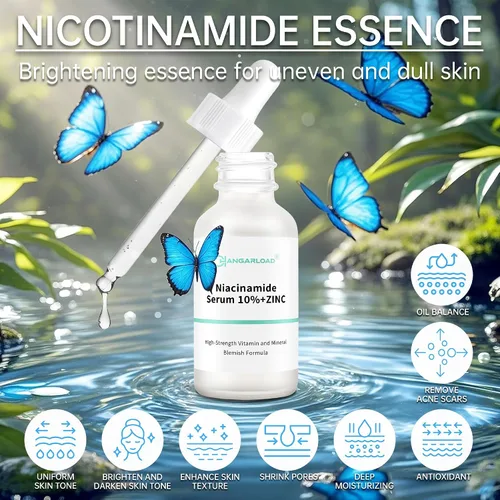 Miniatura 8 de Niacinamida 10%+Zinc 1% Suero Para La Cara, Suero De Niacinamida Para La Cara, Dermatólogo, Alivio De Enrojecimiento-1.0 fl oz 1floz