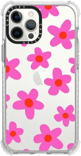 Miniatura 15 de CASETiFY Ultra Impact - Funda para iPhone 12 Pro Max (protección contra caídas de 9.8 pies), estampado de vaca, transparente