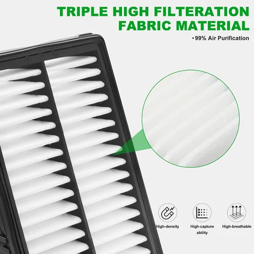Miniatura 2 de Kit de filtro de aire de cabina de motor para Honda Insight 1.3L 2014 2013 2012 2011 2010