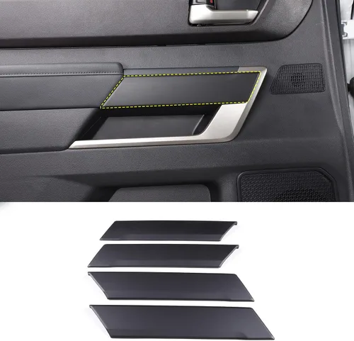 Miniatura 18 de Tira de decoración de panel de puerta interior de automóvil ABS para Toyota Tundra 2022 Protección de la puerta del automóvil, accesorios de moldura