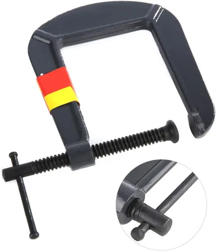 Miniatura 9 de Heavy Duty C-Clamp Carpintería, dispositivo de almeja de carpintería con abrazadera G para carpintería, metalurgia y proyectos