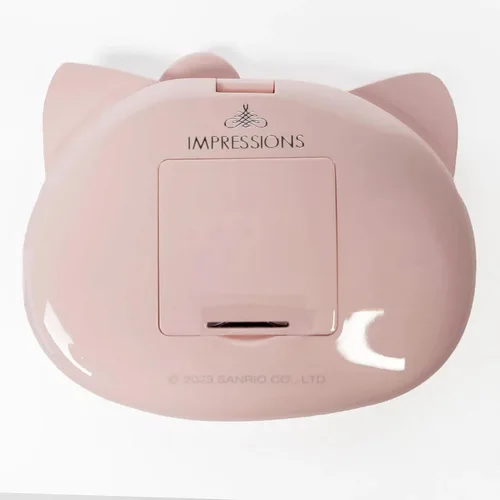 Miniatura 4 de Impressions Vanity Hello Kitty - Espejo compacto Kawaii con interruptor de sensor táctil para brillo ajustable, espejo de maquillaje iluminado