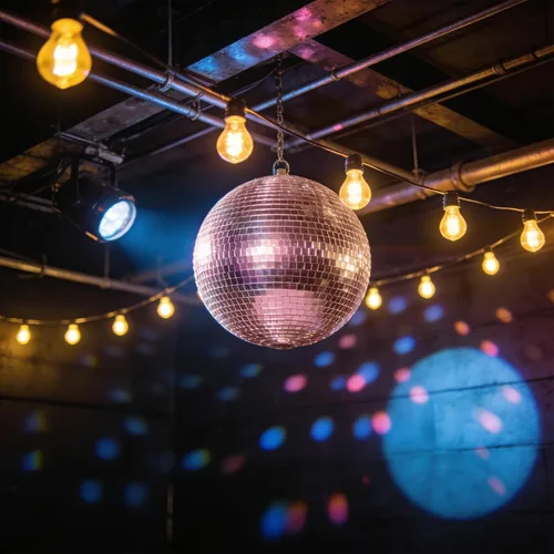 Miniatura 8 de Bola de espejo para discoteca, DJ, club, fiesta, boda, decoración del hogar, Muscab, bola de discoteca de 8 pulgadas con anillo para colgar
