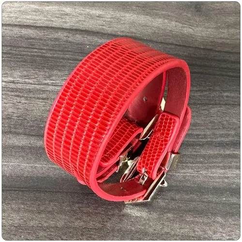 Miniatura 7 de PEAS Pulsera de cuero de la PU de la PU de la hebilla de la hebilla del cinturón de la aleación de la joyería punk