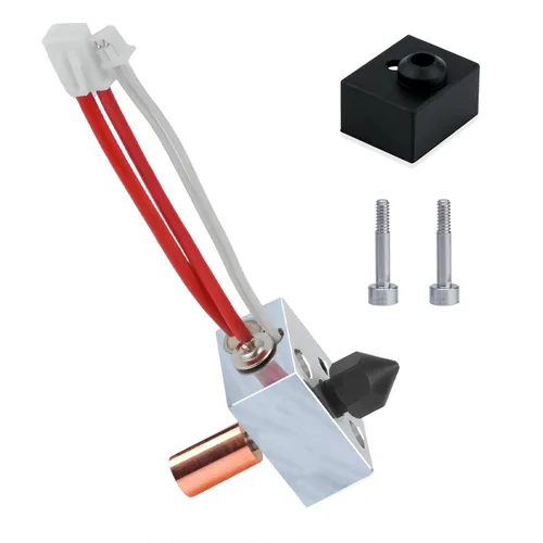 Miniatura 8 de Sprite Extruder/Pro Heat Block Upgrade Hotend Kit, Ender 3 S1 Bimetálica, Boquilla de latón 0.016 in para Ender 3 S1, Ender 3 S1 Pro, S1 Plus, CR10