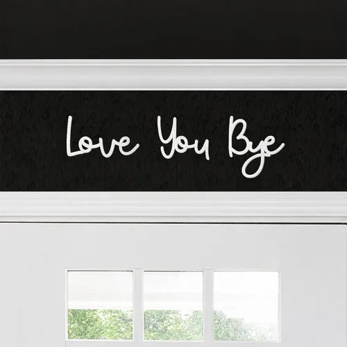 Miniatura 8 de Dripykiaa Letrero de Madera Love You Bye Decoración para el Hogar Decoración Boho Decoración de Pared Expresa Amor y Calidez para tu Familia y Seres