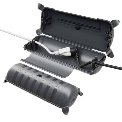 Miniatura 10 de RESTMO Caja de conexión impermeable para exteriores, cubierta de cable de extensión eléctrica resistente a la intemperie, cubierta sellada segura