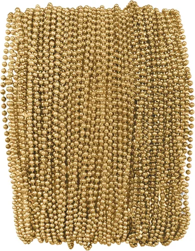 Miniatura 16 de Surtido de cuentas Mardi Gras de 33 pulgadas, 0.276 in, 6 docenas, 72 collares