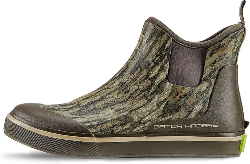 Miniatura 7 de Gator Waders Botas de campamento para hombre, zapatos impermeables hasta el tobillo para lluvia y barro, pesca, caza y ropa de campamento